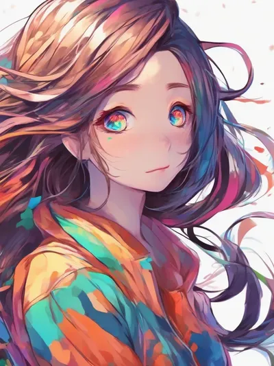 AI-generated anime image