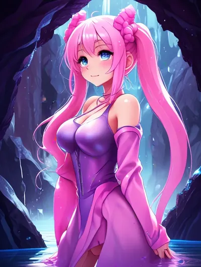 AI-generated anime image