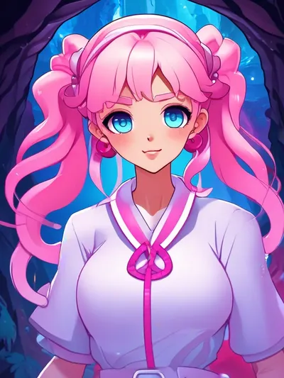 AI-generated anime image