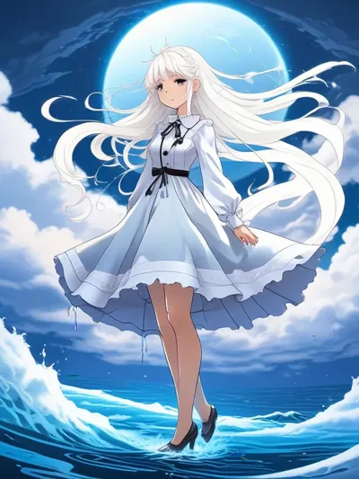 AI-generated anime image