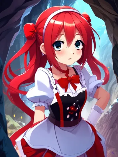 AI-generated anime image