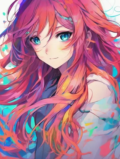 AI-generated anime image
