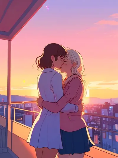 AI-generated anime image