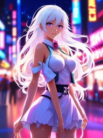 AI-generated anime image