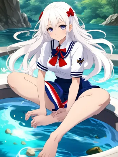 AI-generated anime image