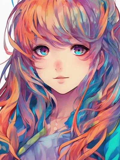 AI-generated anime image