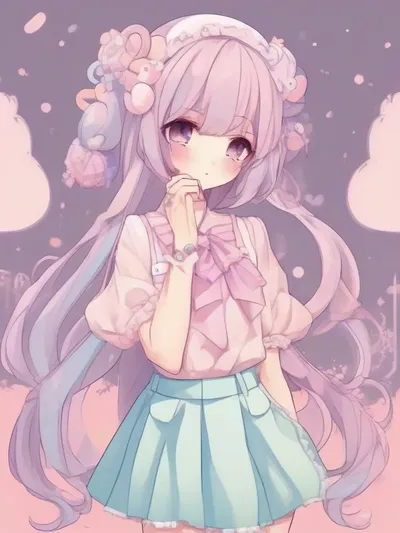 AI-generated anime image