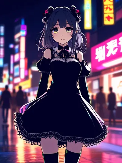 AI-generated anime image