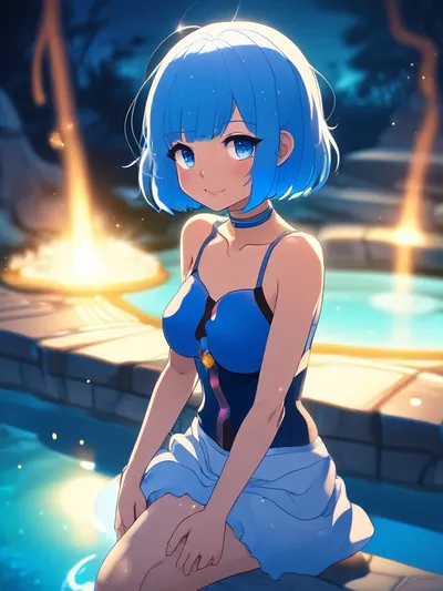 AI-generated anime image