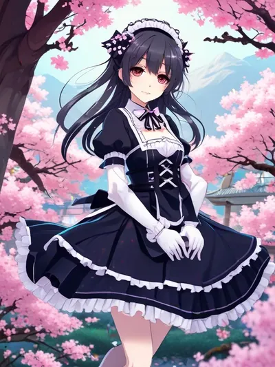 AI-generated anime image