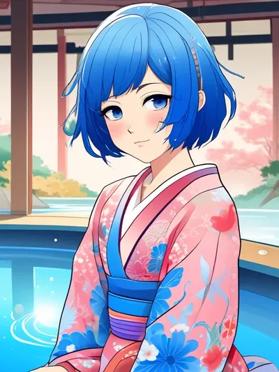 AI-generated anime image