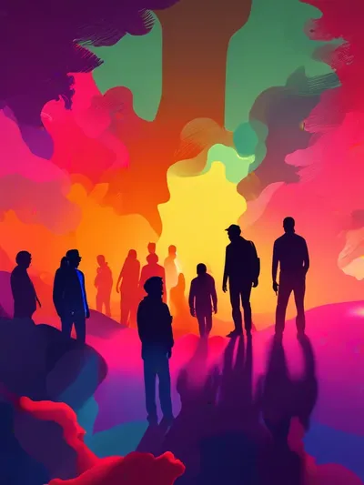 AI-generated artistic image