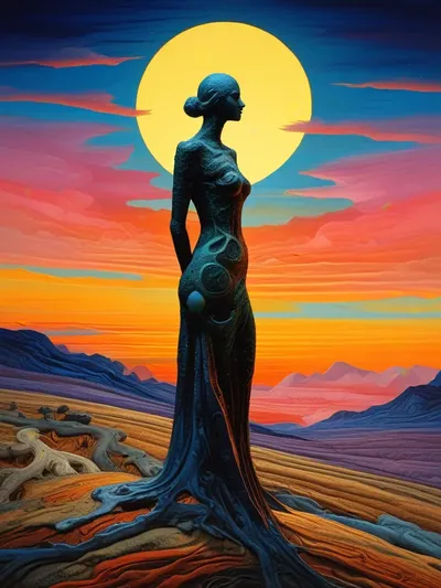 AI-generated artistic image