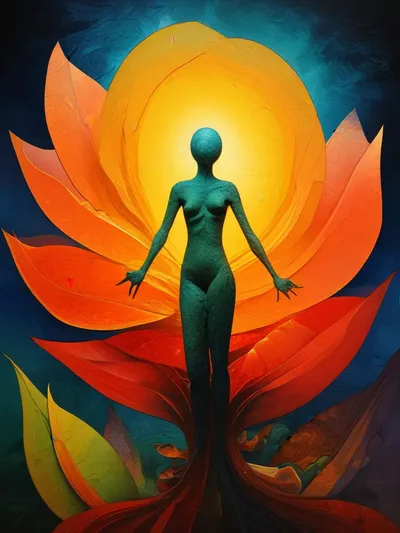 AI-generated artistic image