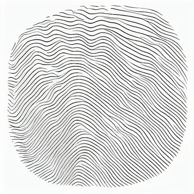 Minimalist line art silhouette