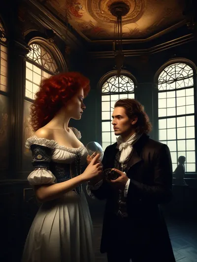 AI-generated chastity image