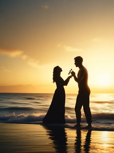 AI-generated chastity image