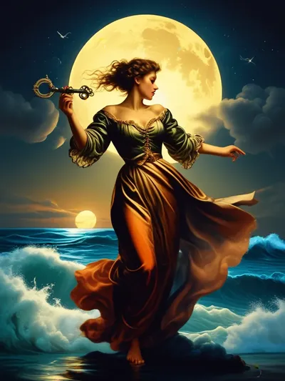 AI-generated chastity image