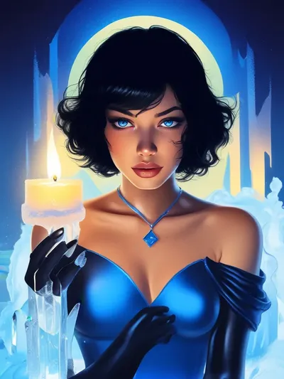 AI-generated chastity image