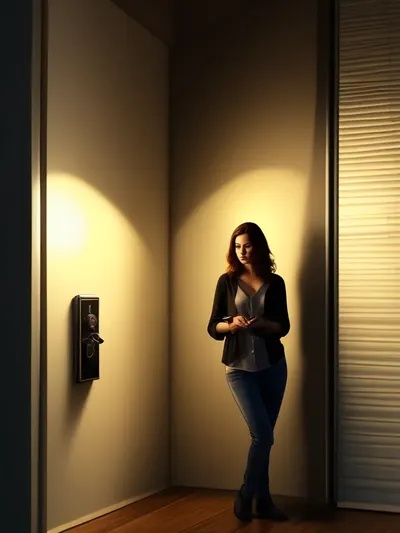 AI-generated chastity image