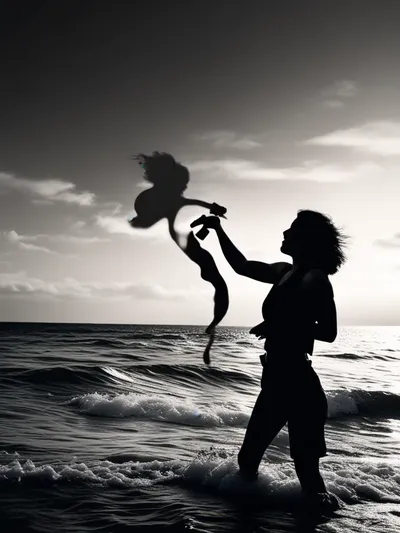 AI-generated chastity image