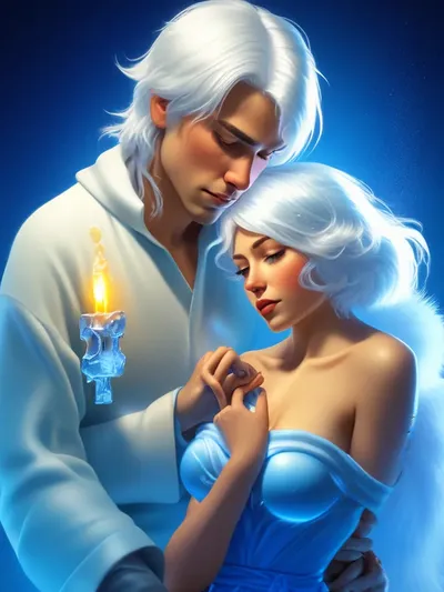 AI-generated chastity image