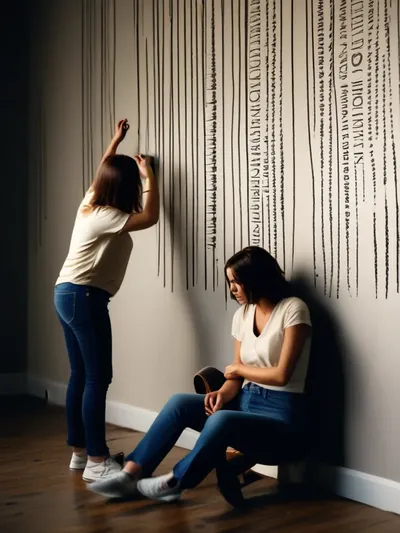 AI-generated chastity image