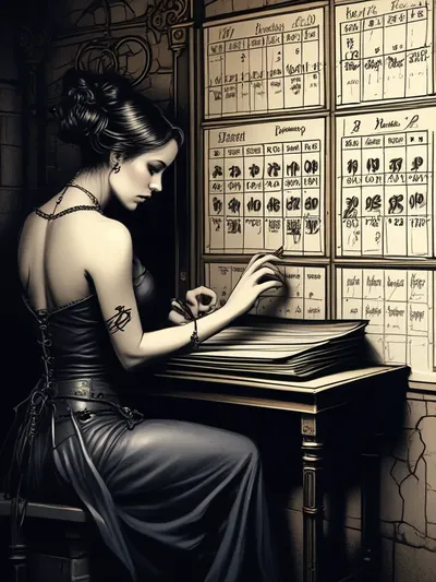 AI-generated chastity image