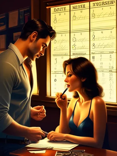 AI-generated chastity image