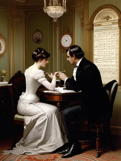 AI-generated chastity image