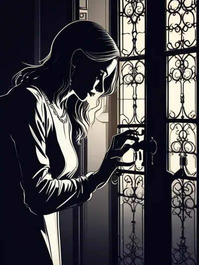 AI-generated chastity image