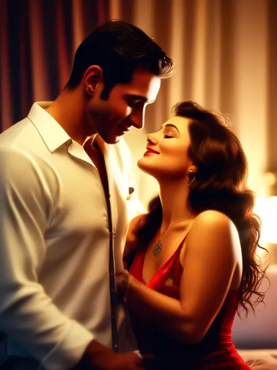 AI-generated chastity image