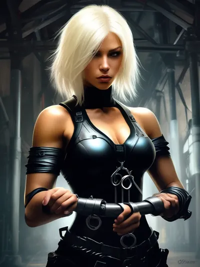 AI-generated chastity image