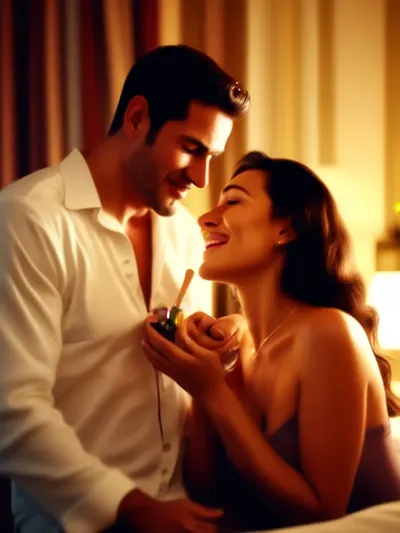 AI-generated chastity image