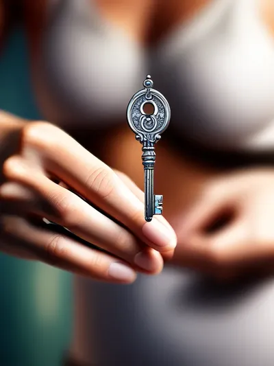 AI-generated chastity image