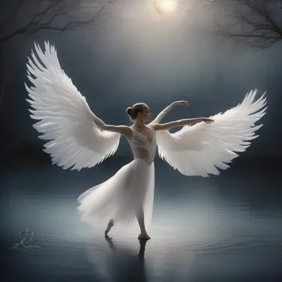 Swan Lake enchanted ballerina