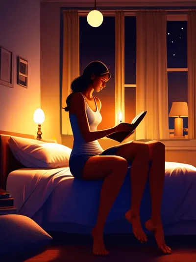 AI-generated femdom image