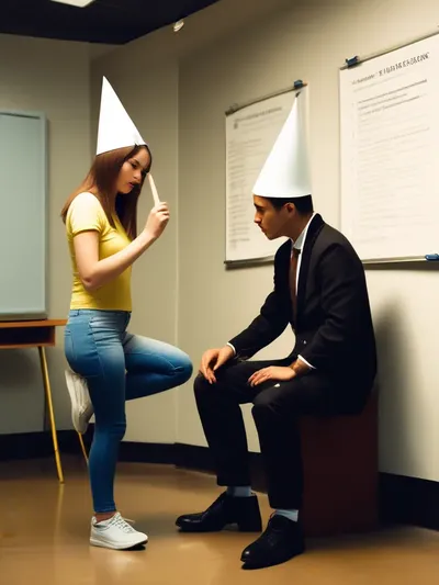 AI-generated humiliation image