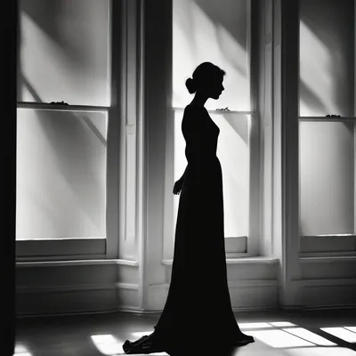 Fine art nude silhouette photography