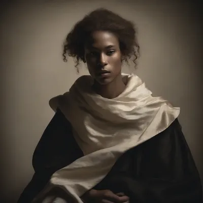 Chiaroscuro fine art portrait