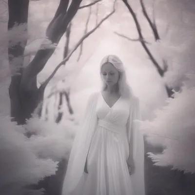 Infrared fine art nature portrait