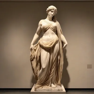 Ancient Greek Aphrodite marble statue