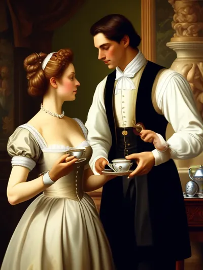 AI-generated sissy image