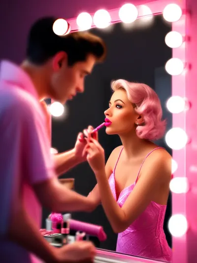 AI-generated sissy image