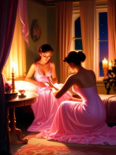 AI-generated sissy image