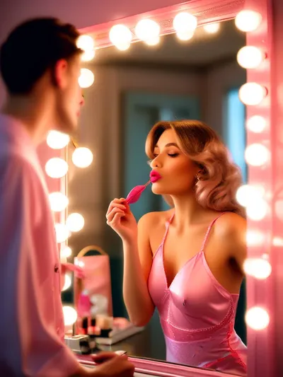 AI-generated sissy image