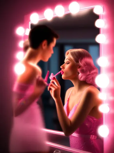 AI-generated sissy image