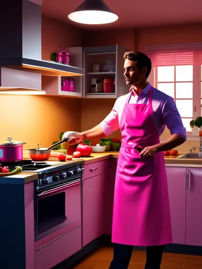 AI-generated sissy image