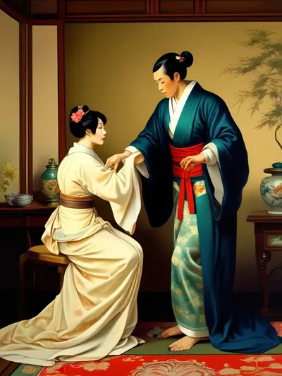 AI-generated sissy image