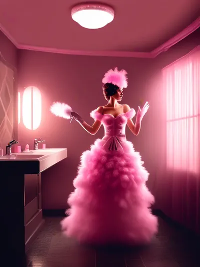 AI-generated sissy image